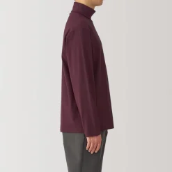 Fashion Men's Brushed Turtleneck Long Sleeve T-Shirt T-Shirts