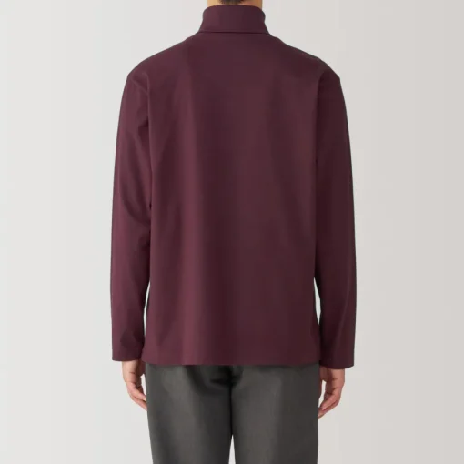Fashion Men's Brushed Turtleneck Long Sleeve T-Shirt T-Shirts