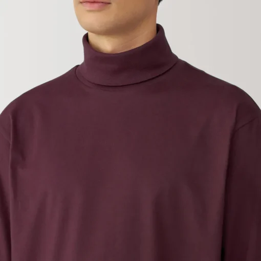 Fashion Men's Brushed Turtleneck Long Sleeve T-Shirt T-Shirts