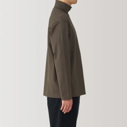 Fashion Men's Brushed Turtleneck Long Sleeve T-Shirt T-Shirts