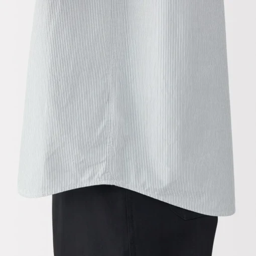 Hot Men's Cool Touch Henley Neck Short Sleeve Woven Striped T-Shirt T-Shirts