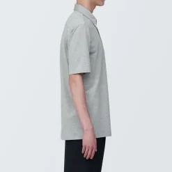 Discount Men's Cool Touch Pique Button Down Short Sleeve Polo Shirt Shirts & Polos