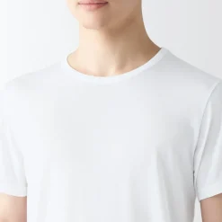 Online Men's Cool Touch Smooth Crew Neck Short Sleeve T-Shirt Underwear & Undershirts