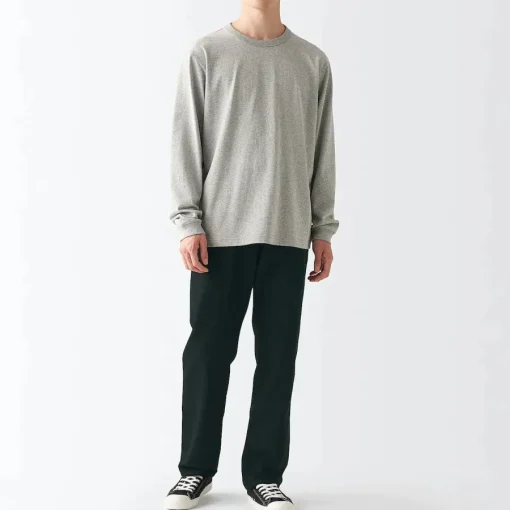 Fashion Men's Denim Regular Pants (L 32inch / 82cm) Denim