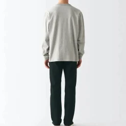 Fashion Men's Denim Regular Pants (L 32inch / 82cm) Denim