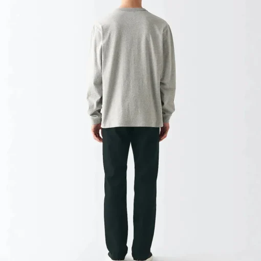 Fashion Men's Denim Regular Pants (L 32inch / 82cm) Denim