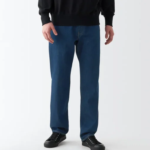 Hot Men's Denim Regular Pants (L 32inch / 82cm) Denim