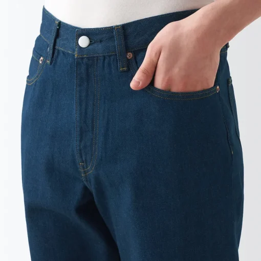 Hot Men's Denim Regular Pants (L 32inch / 82cm) Denim