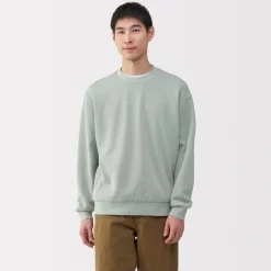 Online Men's Double Knitted Crew Neck Pullover Sweaters & Cardigans