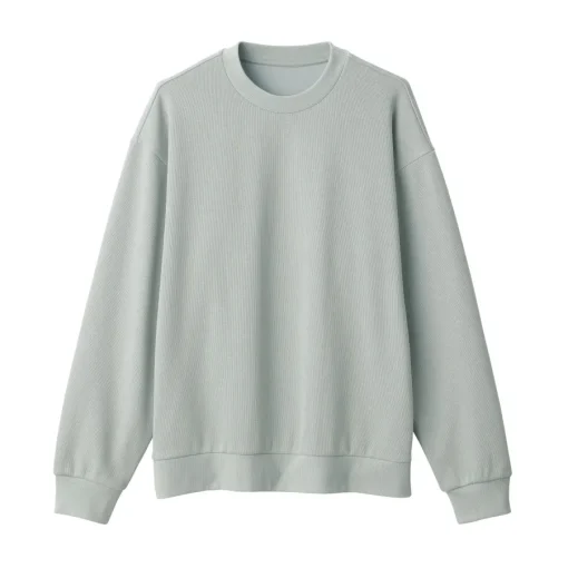 Online Men's Double Knitted Crew Neck Pullover Sweaters & Cardigans