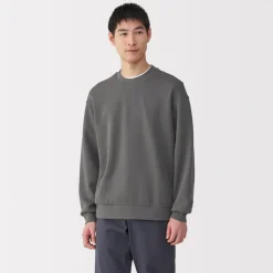 Online Men's Double Knitted Crew Neck Pullover Sweaters & Cardigans