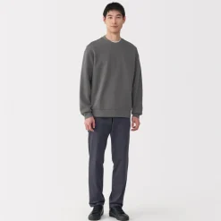 Online Men's Double Knitted Crew Neck Pullover Sweaters & Cardigans