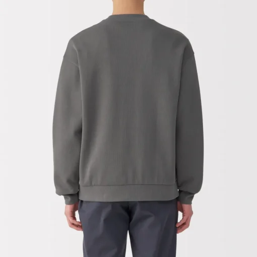 Online Men's Double Knitted Crew Neck Pullover Sweaters & Cardigans