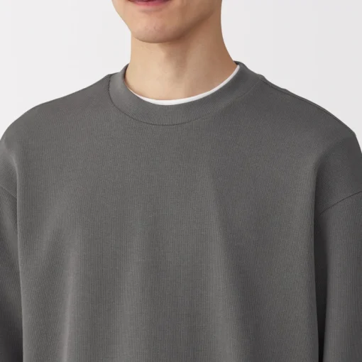 Online Men's Double Knitted Crew Neck Pullover Sweaters & Cardigans