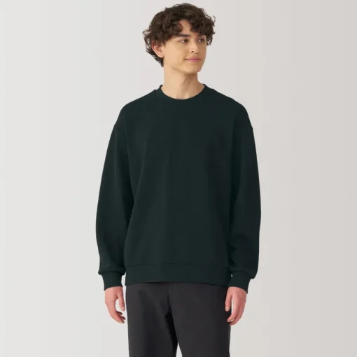 Online Men's Double Knitted Crew Neck Pullover Sweaters & Cardigans