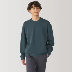 Online Men's Double Knitted Crew Neck Pullover Sweaters & Cardigans