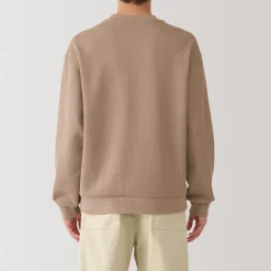 Online Men's Double Knitted Crew Neck Pullover Sweaters & Cardigans