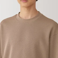 Online Men's Double Knitted Crew Neck Pullover Sweaters & Cardigans