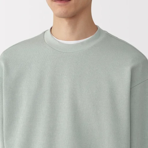 Online Men's Double Knitted Crew Neck Pullover Sweaters & Cardigans