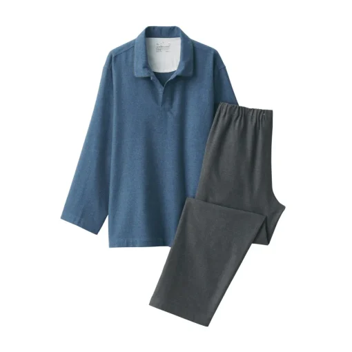 Hot Men's Flannel Skipper Pajamas Pajamas & Loungewear|Loungewear