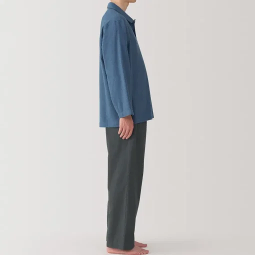 Hot Men's Flannel Skipper Pajamas Pajamas & Loungewear|Loungewear