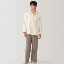 Hot Men's Flannel Skipper Pajamas Pajamas & Loungewear|Loungewear