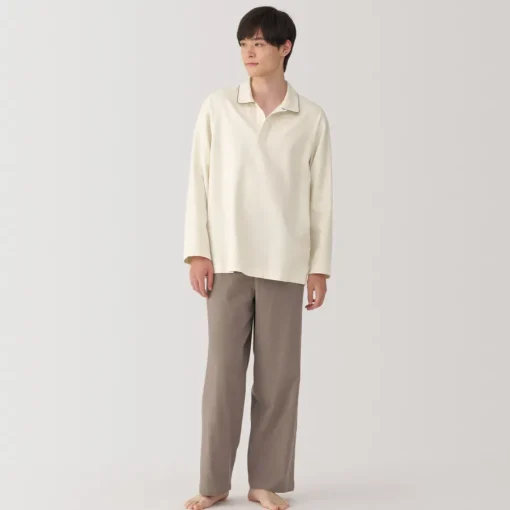 Hot Men's Flannel Skipper Pajamas Pajamas & Loungewear|Loungewear