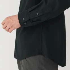 Online Men's Flannel Stand Collar Long Sleeve Shirt Shirts & Polos