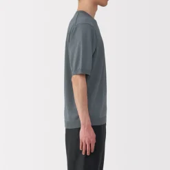 Sale Men's Hemp Blend Short Sleeve Sweater Sweaters & Cardigans