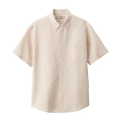New Men's Hemp Cotton Short Sleeve Shirt Shirts & Polos