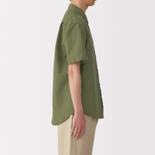 New Men's Hemp Cotton Short Sleeve Shirt Shirts & Polos