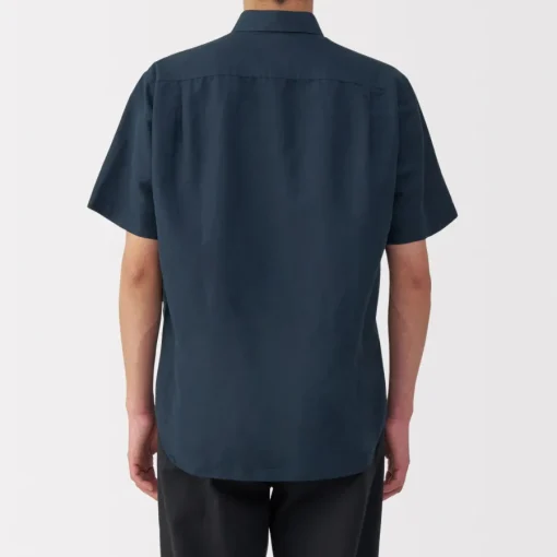 New Men's Hemp Cotton Short Sleeve Shirt Shirts & Polos