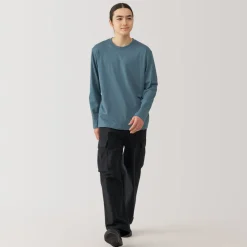 Best Men's Jersey Crew Neck Long Sleeve T-Shirt T-Shirts