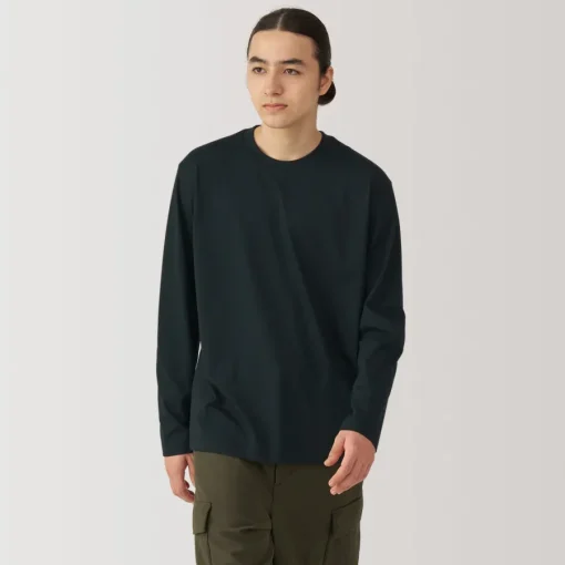 Best Men's Jersey Crew Neck Long Sleeve T-Shirt T-Shirts