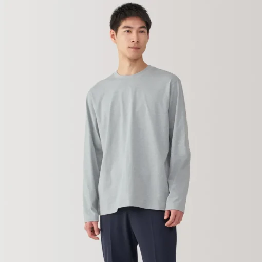 Clearance Men's Jersey Crew Neck Long Sleeve T-Shirt T-Shirts