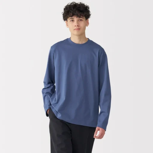 Clearance Men's Jersey Crew Neck Long Sleeve T-Shirt T-Shirts