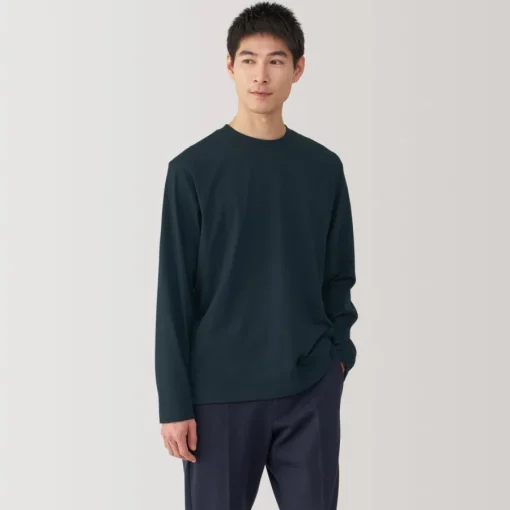 Clearance Men's Jersey Crew Neck Long Sleeve T-Shirt T-Shirts