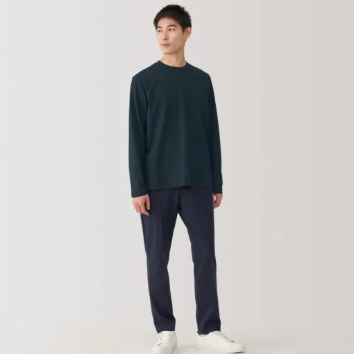 Clearance Men's Jersey Crew Neck Long Sleeve T-Shirt T-Shirts