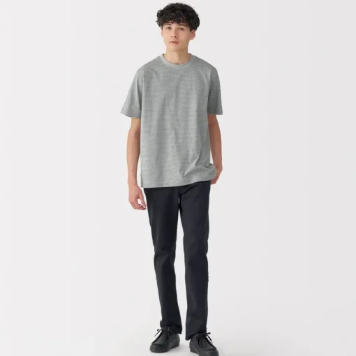 Discount Men's Jersey Crew Neck Short Sleeve Striped T-Shirt T-Shirts