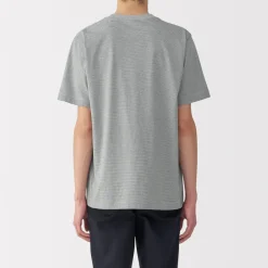 Discount Men's Jersey Crew Neck Short Sleeve Striped T-Shirt T-Shirts