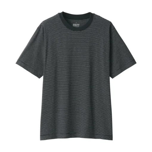 Discount Men's Jersey Crew Neck Short Sleeve Striped T-Shirt T-Shirts