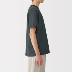 Discount Men's Jersey Crew Neck Short Sleeve Striped T-Shirt T-Shirts