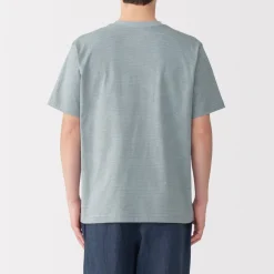Discount Men's Jersey Crew Neck Short Sleeve Striped T-Shirt T-Shirts