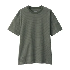 Discount Men's Jersey Crew Neck Short Sleeve Striped T-Shirt T-Shirts