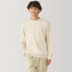 Online Men's Jersey Slub Crewneck Pullover Sweatshirt Hoodies & Sweatshirts