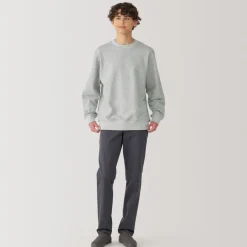 Online Men's Jersey Slub Crewneck Pullover Sweatshirt Hoodies & Sweatshirts