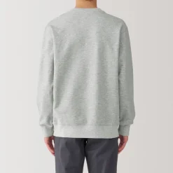 Online Men's Jersey Slub Crewneck Pullover Sweatshirt Hoodies & Sweatshirts