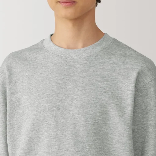 Online Men's Jersey Slub Crewneck Pullover Sweatshirt Hoodies & Sweatshirts