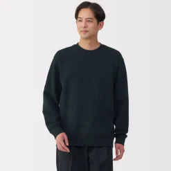 Online Men's Jersey Slub Crewneck Pullover Sweatshirt Hoodies & Sweatshirts