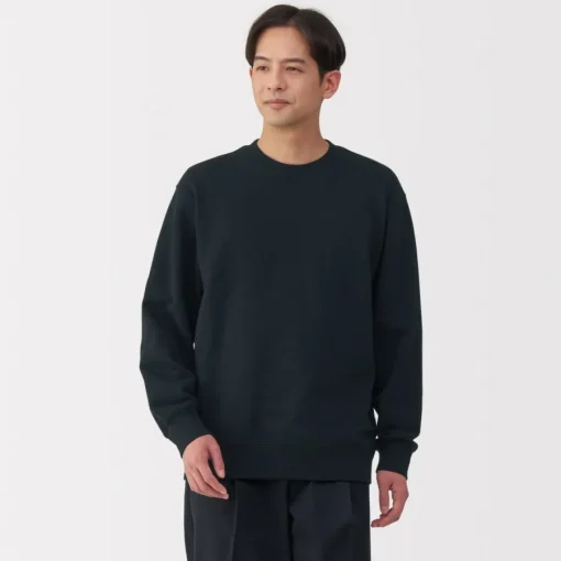 Online Men's Jersey Slub Crewneck Pullover Sweatshirt Hoodies & Sweatshirts